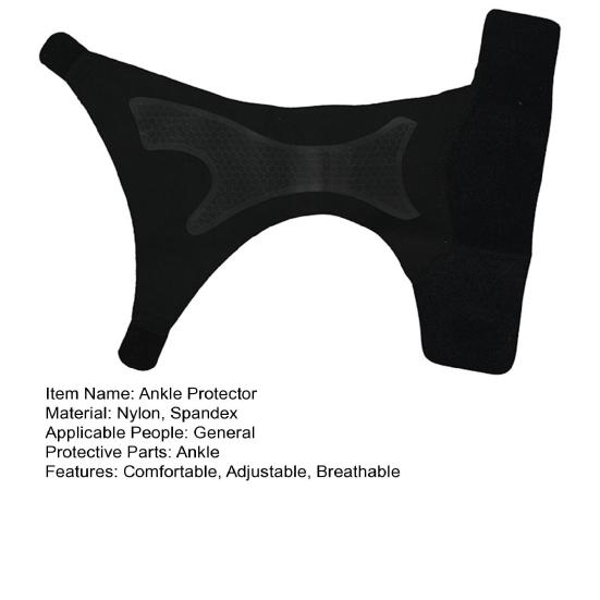 Neoprene Ankle Support Brace Pressure Running Sport Comfortable Breathable Adjustable Wrap for Protection