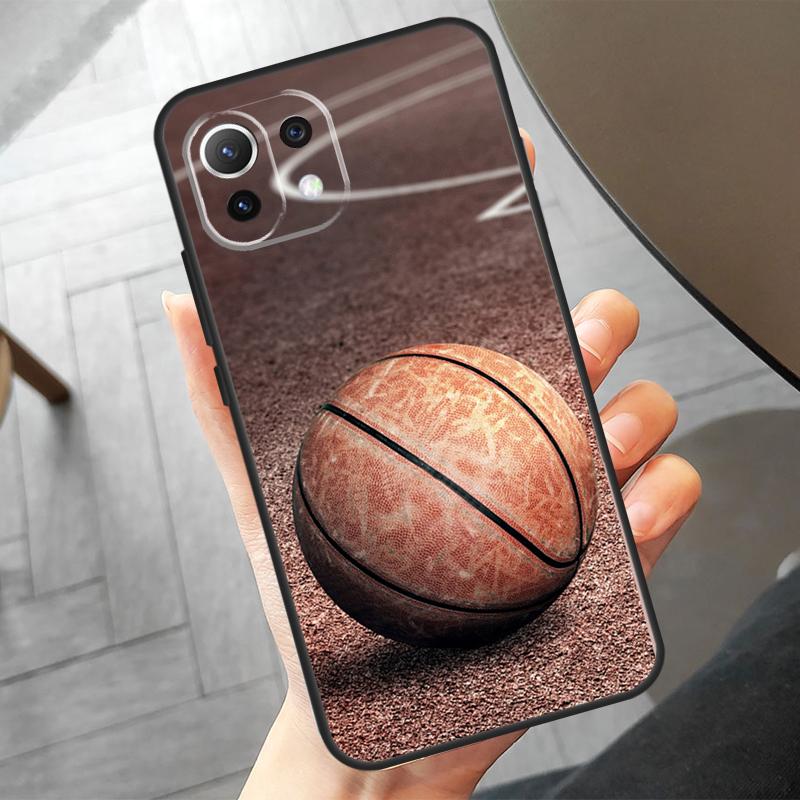 Basketball Basket Case For Xiaomi 14 Ultra 11T 12T 13T Pro 12 13 Lite POCO F6 Pro M6 X3 X5 X6 M5s F3 F5 Cover