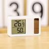 Solar Powered Small Size Hygrometer Thermometers Desktop Digital Temperature Humidity Measurement Meter Gauge for Home
