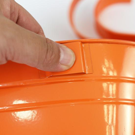 4 Pcs Iron Hanging Flower Pots Wall Planters with Detachable Hooks Drainage Holes Indoor Outdoor Hanging Planters