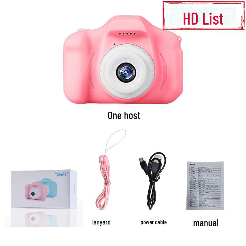 «Детская мультяшная цифровая камера для фото и видеосъемки — идеальный подарок на день рождения для школьников и малышей»