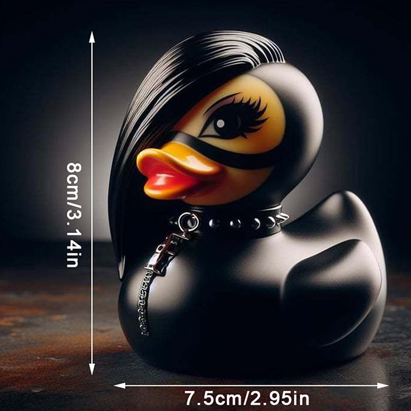 Статуя утки, домашняя готическая скульптура, фигурка животного в стиле панк, статуи из смолы, декор для стола, коллекционные фигурки, утка сатаны, столешница