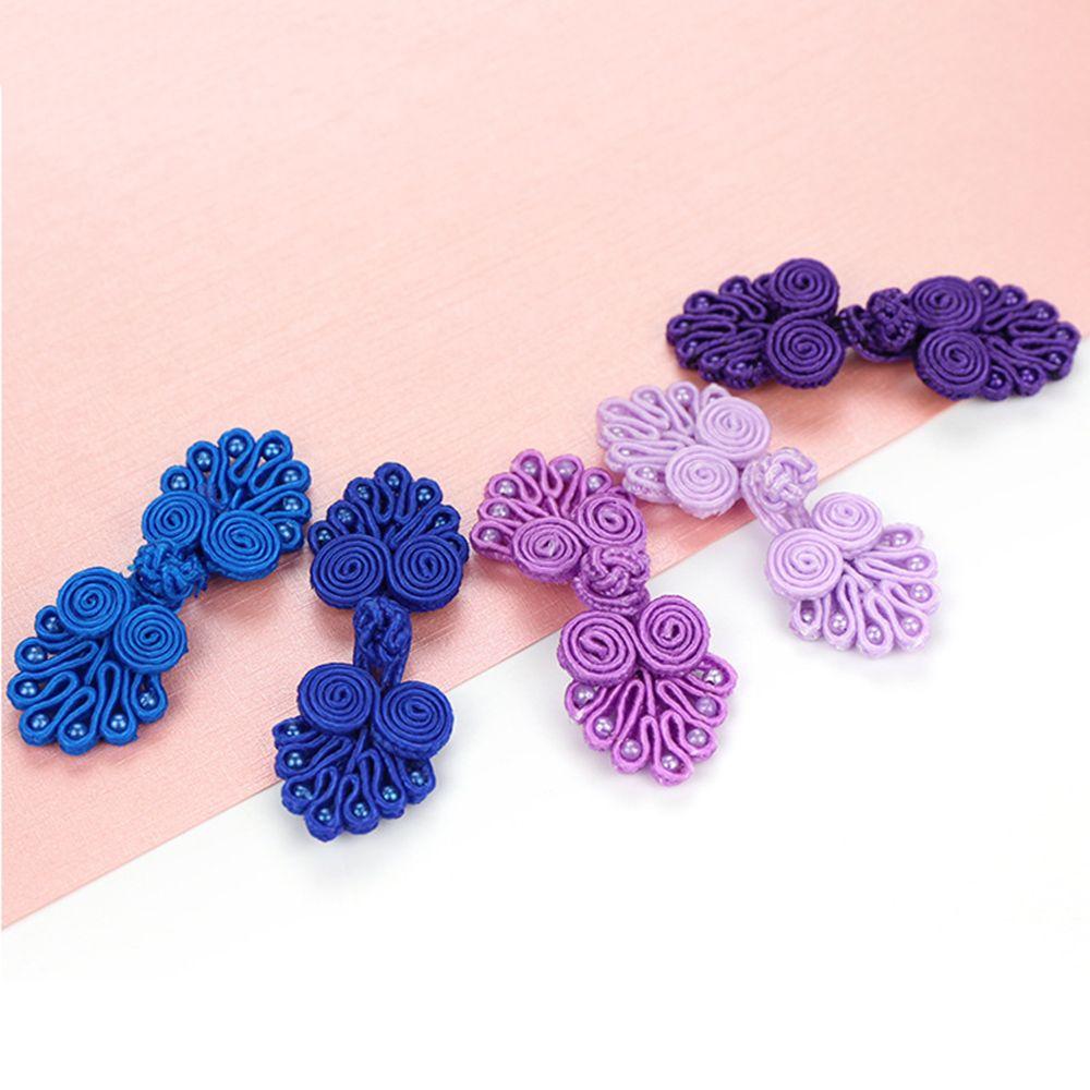 5Pcs Classic Invitation DIY Cheongsam Buttons Knot Fastener Chinese Knot Button Tang Suit