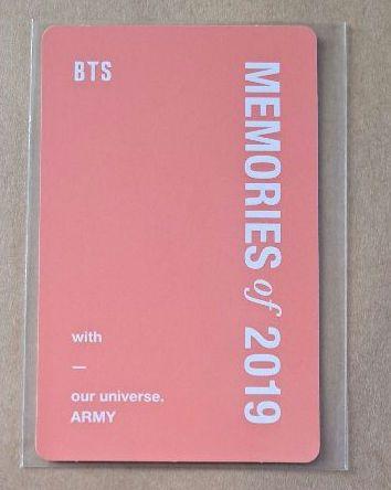 [USED] BTS Memories 2019 DVD with Bonus V