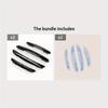 Защитные накладки на кромку двери автомобиля, противоцарапающие полосы для защиты от столкновений для дверей автотранспортных средств