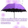 Magic Folding Umbrella with Rainwater Pattern Windproof Sunshade Umbrella Outdoor Sports UV Protection Umbrella Umbrella Woman
