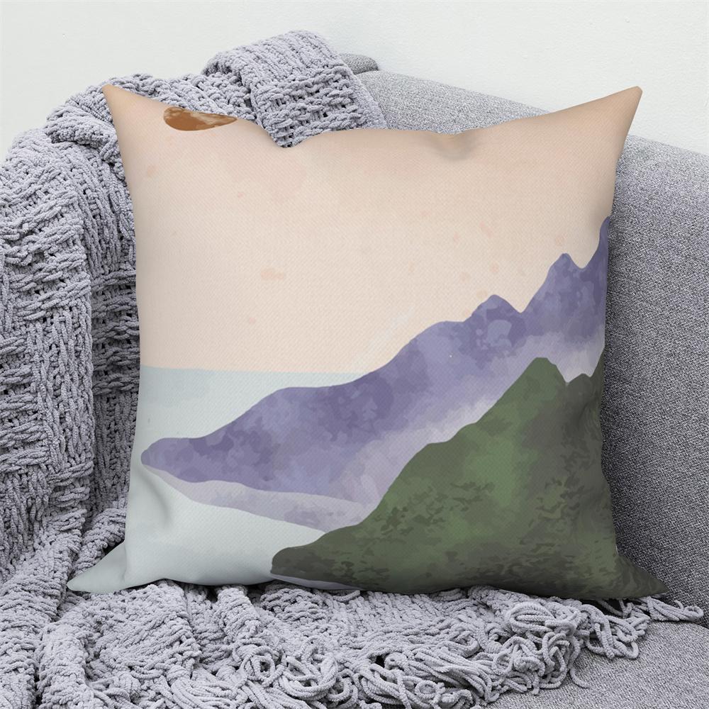 Природный ландшафт домашний диван-кровать декоративная наволочка японская подушка