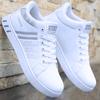 Order A Size Up,White Vulcanized Tennis Boys Cheap Flat Comfortable Shoes Men Spring Autumn Fashion Sneakers Vulcanize Shoes