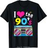 I Love The 90& Men's Clothing Oversized T-shirt Party Fashion Fitness T Shirt Hip Hop Casual Cotton Tshirt Tops