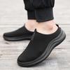 Fashion Half Slippers Sandals Men Non Slip Soft Shoes Comfortable Flat Heel Home Bedroom Plush Women's Slipper Outdoor Men's Shoes Male