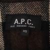 A.P.C. Куртка в клетку XS Коричневая Мужская Б/у