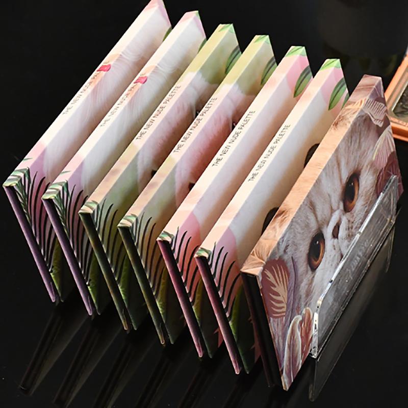 Acrylic Compact Eyeshadow Palette Organizer Display Tray Storage Box Cosmetics Rack Makeup Tools Holder Drawer Organizer