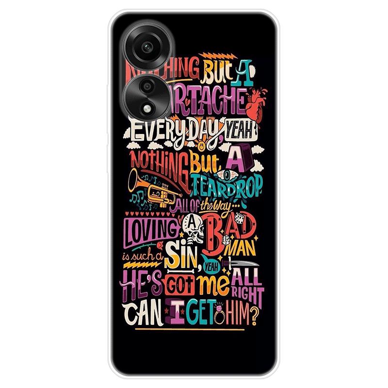 Для OPPO A58 A 58 4G чехол Мягкая силиконовая задняя крышка Мультяшный чехол для телефона Разнообразие