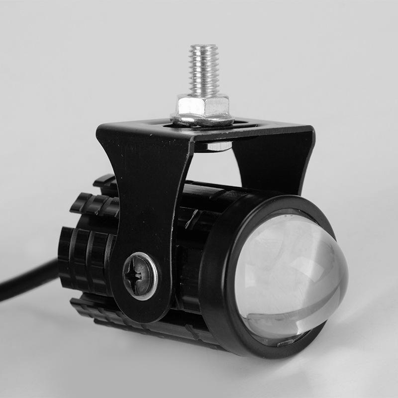 Для вспомогательного прожектора, мото противотуманные фары, аксессуары для мотоциклов, мини-фары дальнего света, универсальные двухцветные фары для квадроциклов и скутеров