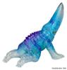Средняя серия Gamera Giron Clear Blue 130 мм мягкая виниловая фигурка из окрашенного ПВХ [2-е издание] (1969) Вер. Прибл.