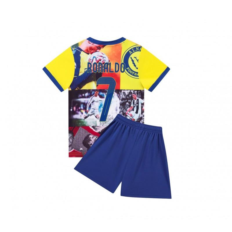 Kids Soccer Jersey Portugal 7 Ronaldo Argentina 10 Messi Youth Football Shirt Sportswear Short Sleeve