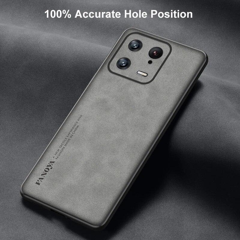 Роскошный чехол для телефона из искусственной кожи для Xiaomi Mi 13 13T Pro 13 Ultra 5G, матовый силиконовый защитный чехол для Xiaomi 13 Lite Mi13