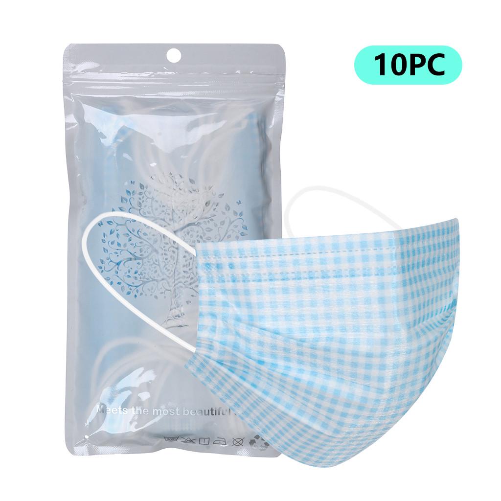 Disposable Face Mask Personal Mask 3Ply Ear Loop 10/20/30/40/50/100PC