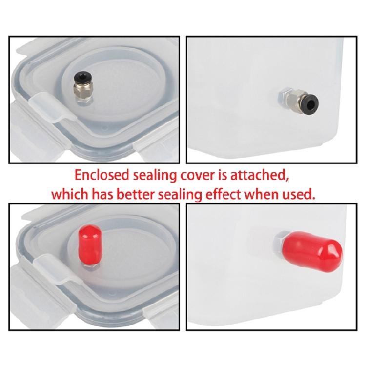 Промышленные Пневматические Адаптеры-Соединители из ПТФЭ, Упаковка 4 шт., Порт с Резьбой PC4 M6, Минимизированная Потеря Потока Воздуха