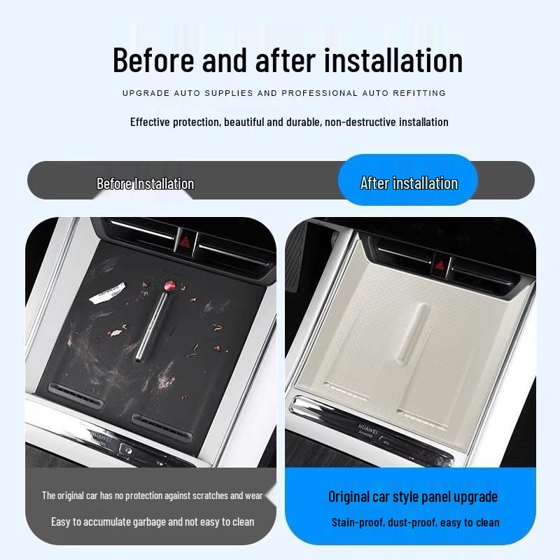 Беспроводная зарядка для центральной консоли Zhijie R7, силиконовый противоскользящий коврик для модификации салона автомобиля