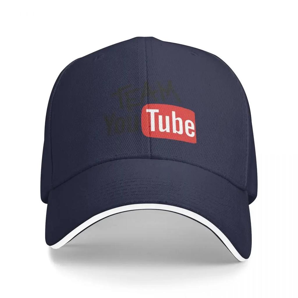 Команда YouTube Кепка Модная Повседневная Бейсболки Регулируемая Шляпа Хип-Хоп Летние Унисекс Бейсболки Настраиваемые Многоцветные