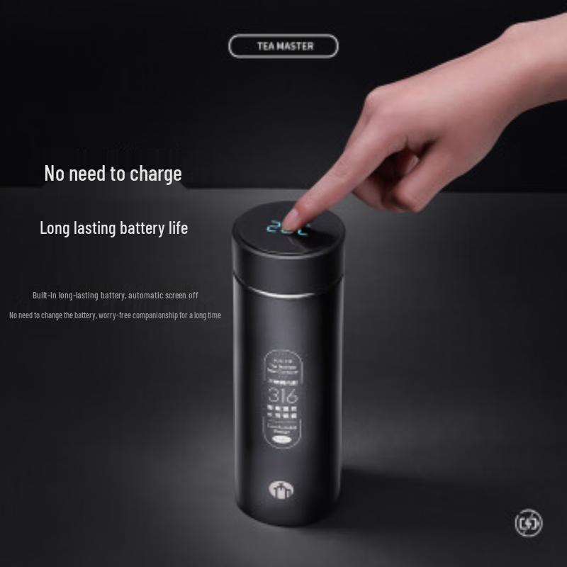 Термокружка Fuguang Tea Master с цифровым дисплеем из нержавеющей стали