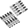 Neewer 20pcs 3-Pin XLR Solder Type Connectors, 10 Male and 10 Female Plug Cable Connectors, Microphone Audio Sockets, Zinc Alloy, High Conductivity, U