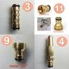 Rustresistant Brass Garden Pipe Connector With Quick Fit Fitting And Handy Switch Nozzle
