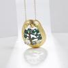 Оригинальный дизайнерский высококачественный персонализированный кулон с драгоценным камнем натурального цвета, дизайн в естественном стиле, серебряный кулон s925 с натуральным драгоценным камнем