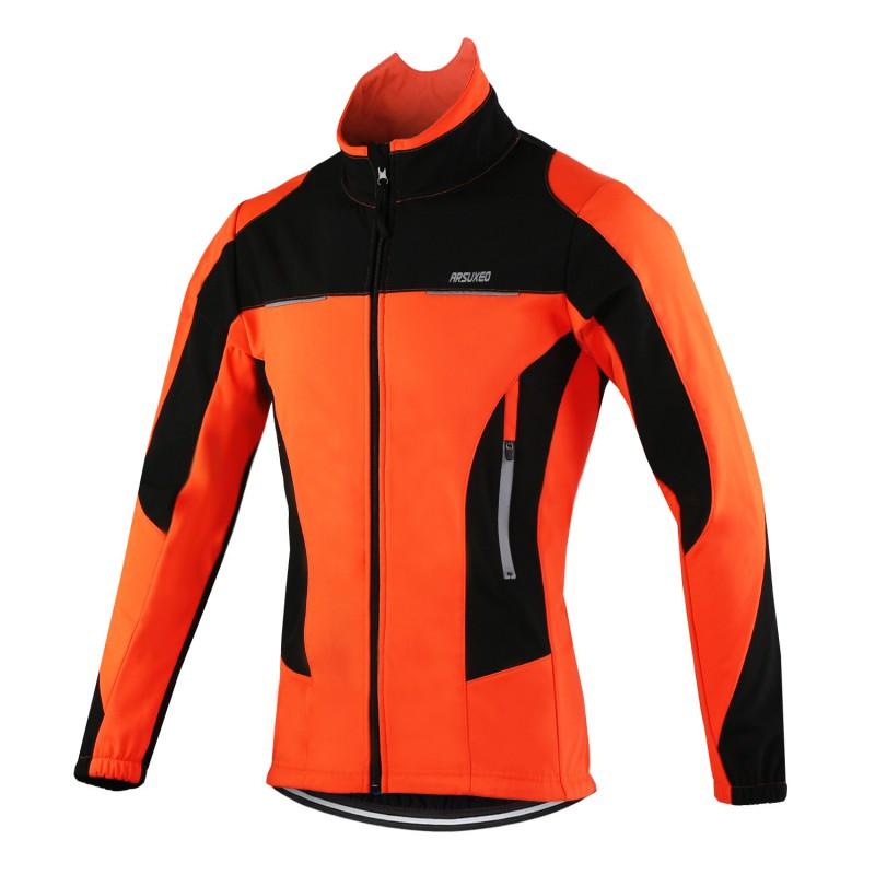 Winter Fleece Cycling Jacket Windproof Rainproof Camo Thermal Coat Men Women Running Sports