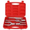 5pcs Ball Joint Separator Set Steel Tie Rod End Remover Pickle Fork Tool Kit with Box for Cars