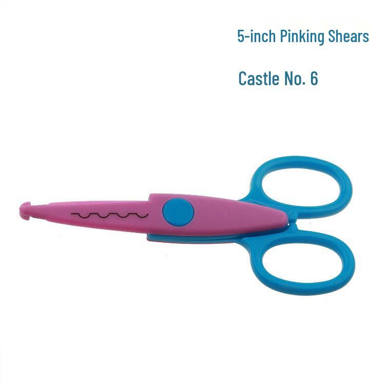 Детские безопасные ножницы для рукоделия - 5-дюймовые лезвия с забавным узором для DIY и альбомов