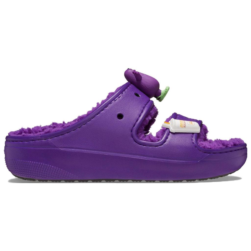 Crocs McDonalds X Classic Cozzzy Sandal Grimace Unisex Sneakers Purple Black 209392-510