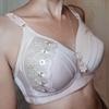 Модный женский большой размер, тонкий регулируемый женский бюстгальтер с глубоким V-образным вырезом, сексуальный удобный удобный бюстгальтер с вышивкой, бюстгальтер пуш-ап без косточек
