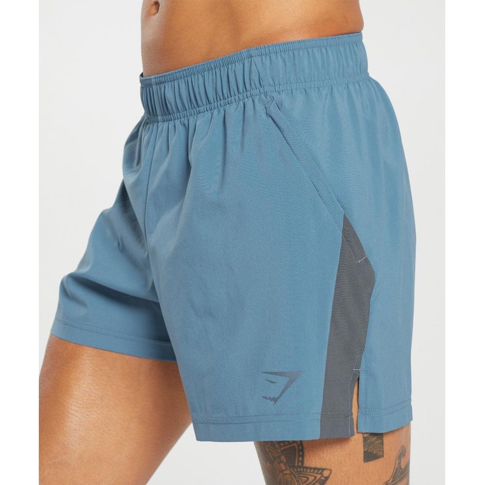 Gymshark Sport 5 Шорты Выцветший голубой Титановый синий A2a8k Ucmz