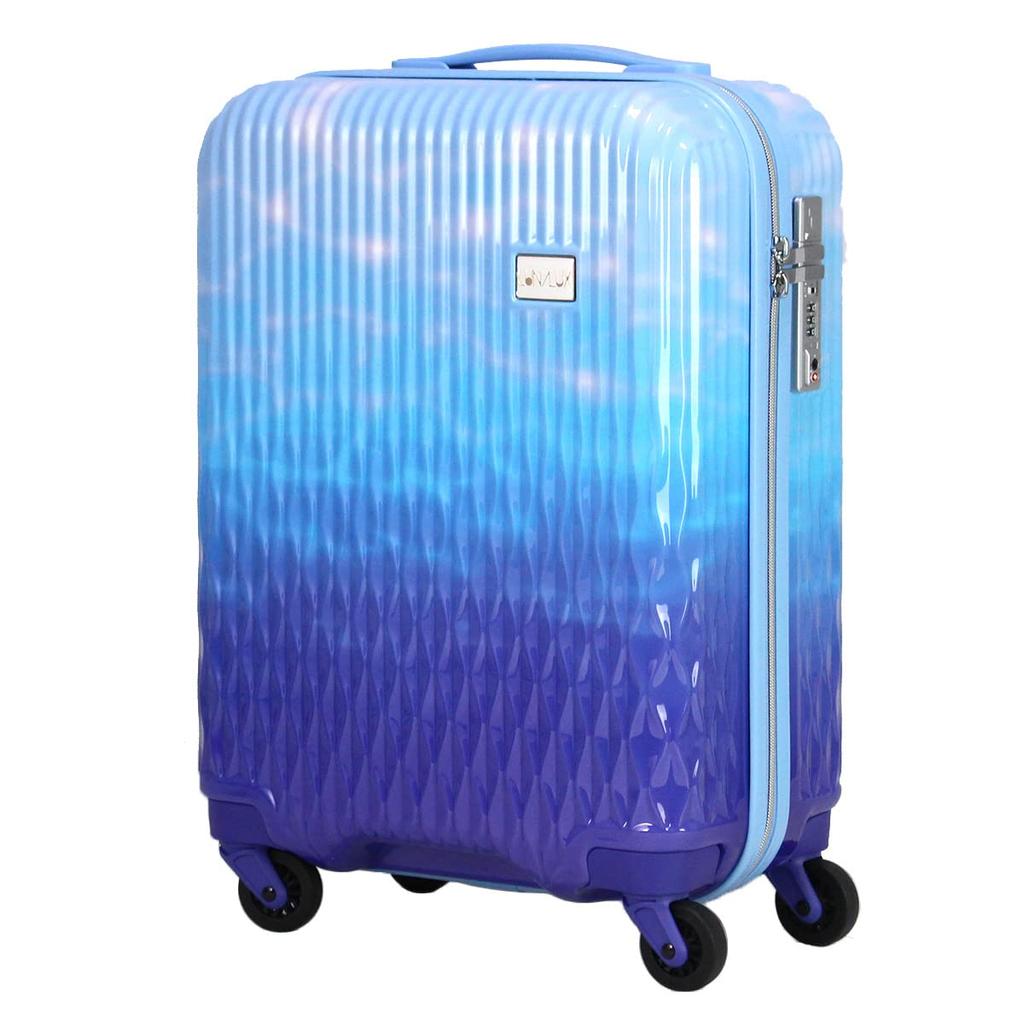 Чемодан с жесткой внутренней молнией TSA Water S размера Siffle, размер LUN2116-48, разрешена ручная кладь, 32 л, см, 2,8 кг, антибактериальный, замок, Sky,