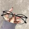 Women'S Round Clear Lens Myopia Glasses Transparent Near Sight Frame Eyeglasses Eyewear Unisex Anti-Blue Ray Diopter Myopia