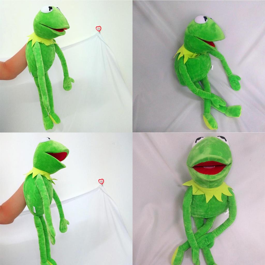 Charming 60cm Kermit The Frog Plush Hand Puppet Ideal For Kids Christmas Gifts