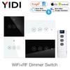 Tuya WiFi RF Умный выключатель-диммер для света 2/3-ходовой Мульти-управление Удаленное управление через приложение Smart Life Работает с Alexa Google Голосовое управление