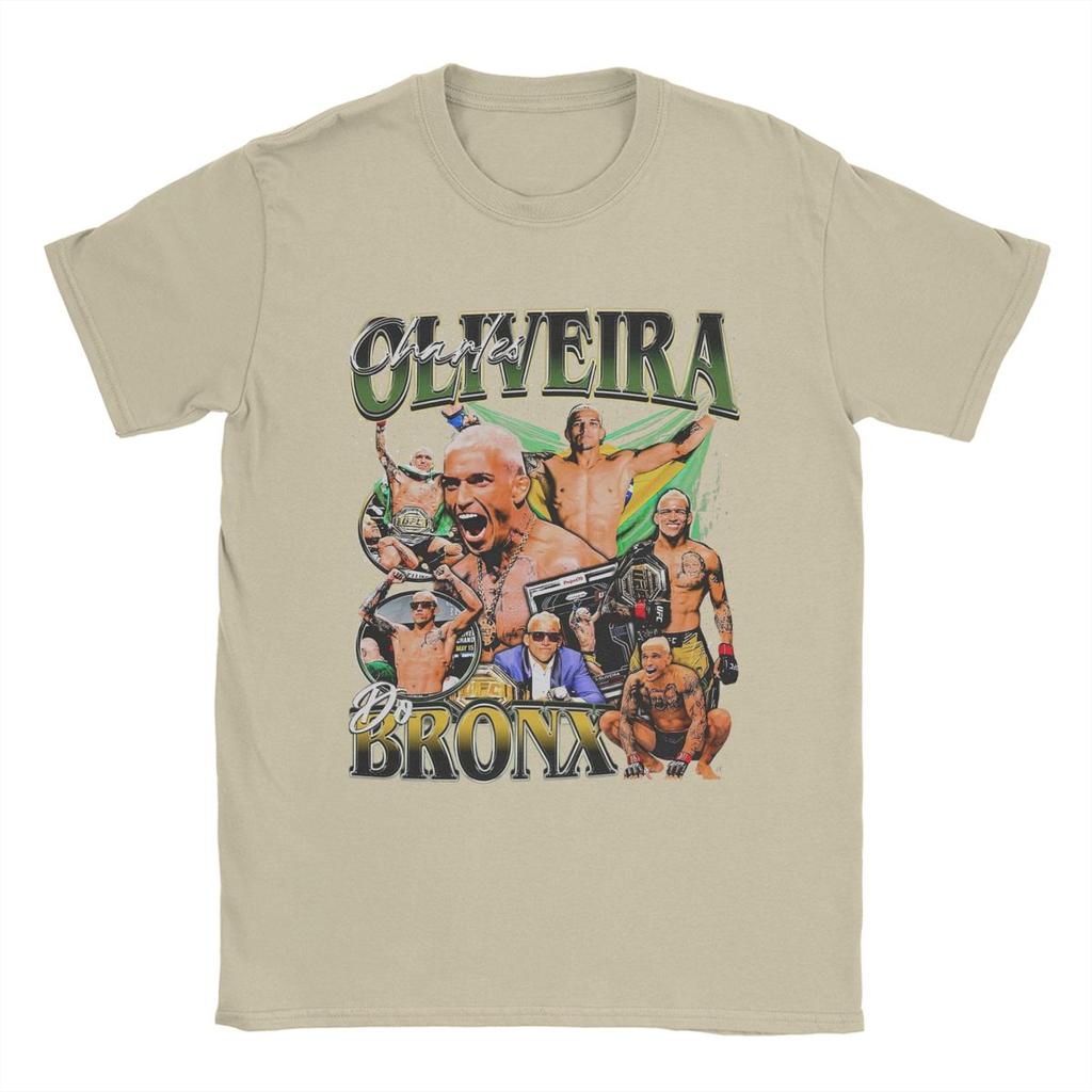 Charles Oliveira Do Bronx Boxer Boxing Shirt Accessories Men Women Cotton Creative T-shirt Short Sleeve Clothes Gift Idea