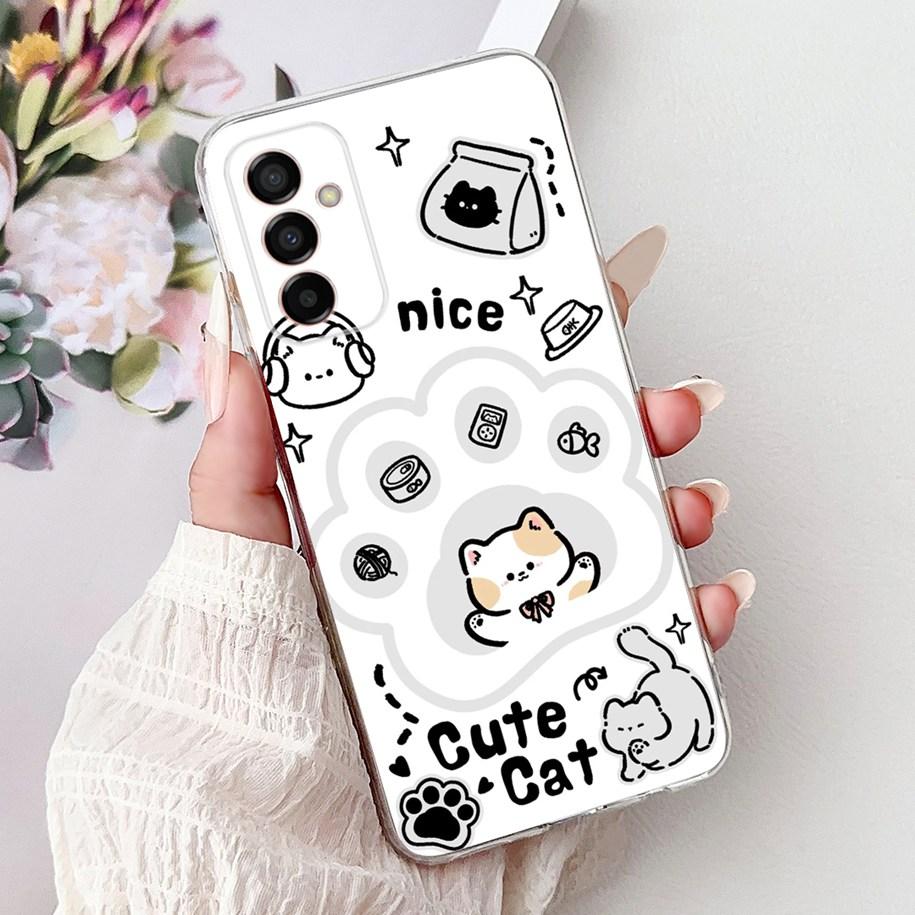 Case For Samsung Galaxy M13 M23 M33 M53 5G Cover SM-M236B SM-M336B SM-M536B SM-M135F Popular Dragon Cartoon Soft Silicone Bumper