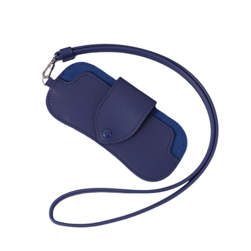 Однотонный чехол для солнцезащитных очков из ПУ кожи, подвесной, аксессуары для очков