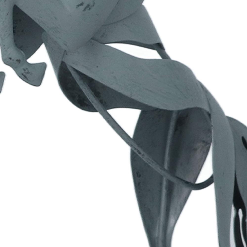 Abstract Metal Horse Statue 3D Standing Horse Sculpture Horse Figurine Decor Office Display