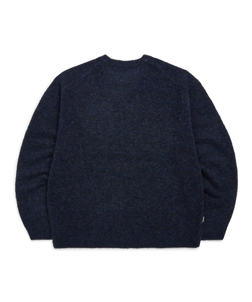 MARK GONZALES New Angel Boucle Knit - Navy
