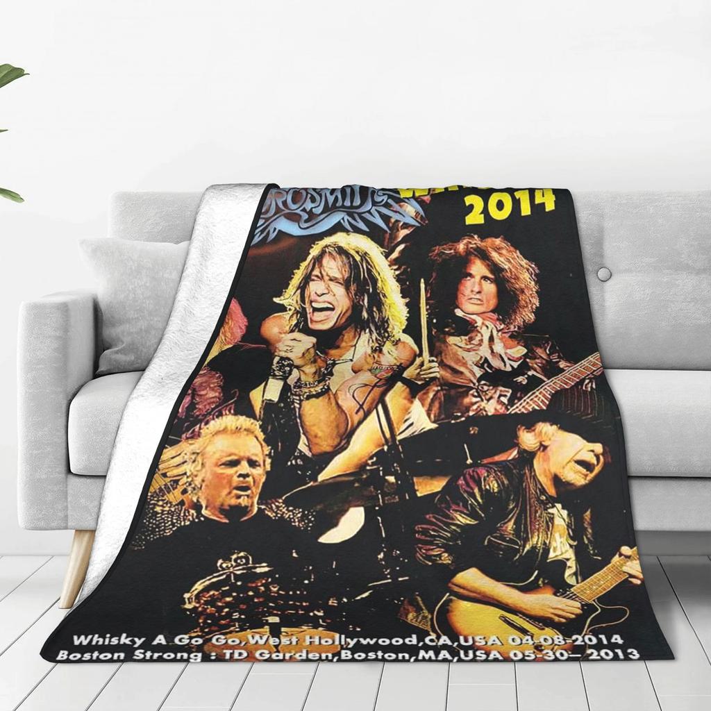 Aerosmith Прощальный тур Музыкальный плед Легкий флисовый плед-покрывало для дивана, кровати, офиса, покрывало, одеяло