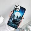 Animal The Wolf Howl Phone Case Cover For iPhone 16 15 14 SE 2020 XR XS 11 12 13 Mini Pro MAX Plus