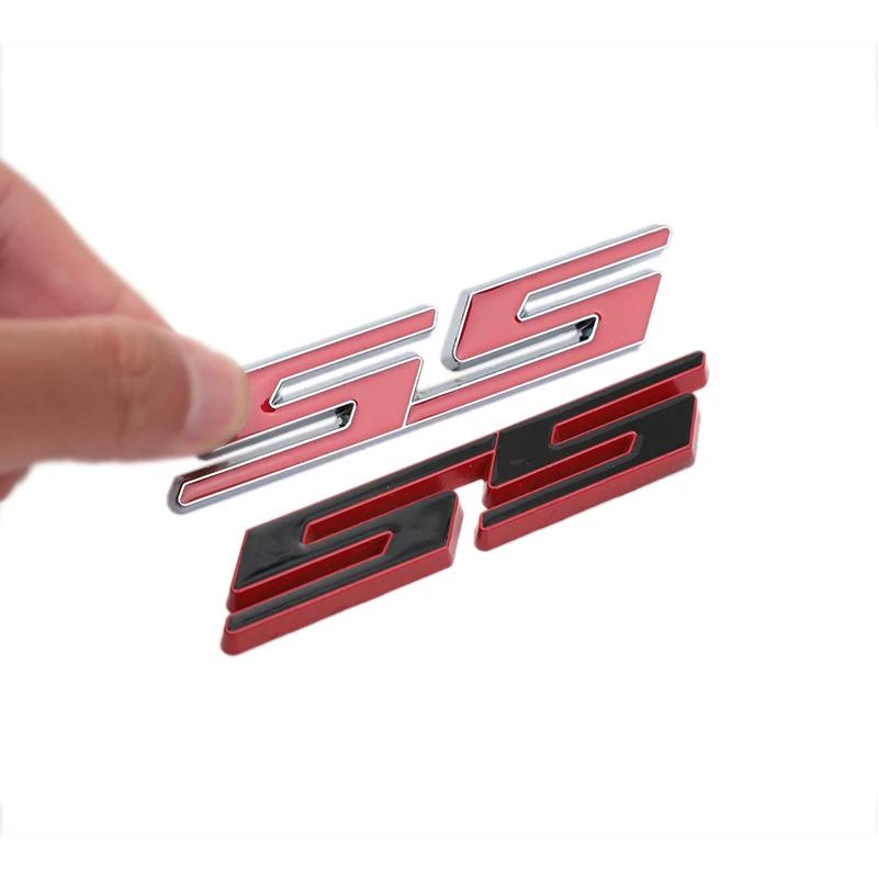 AABHC1 3D Metal Car Sticker Badge Emblems Decals for Chevrolet SS Sonic Onix Malibu Spark Blazer Colorado Cruze Lacetti Auto Styling