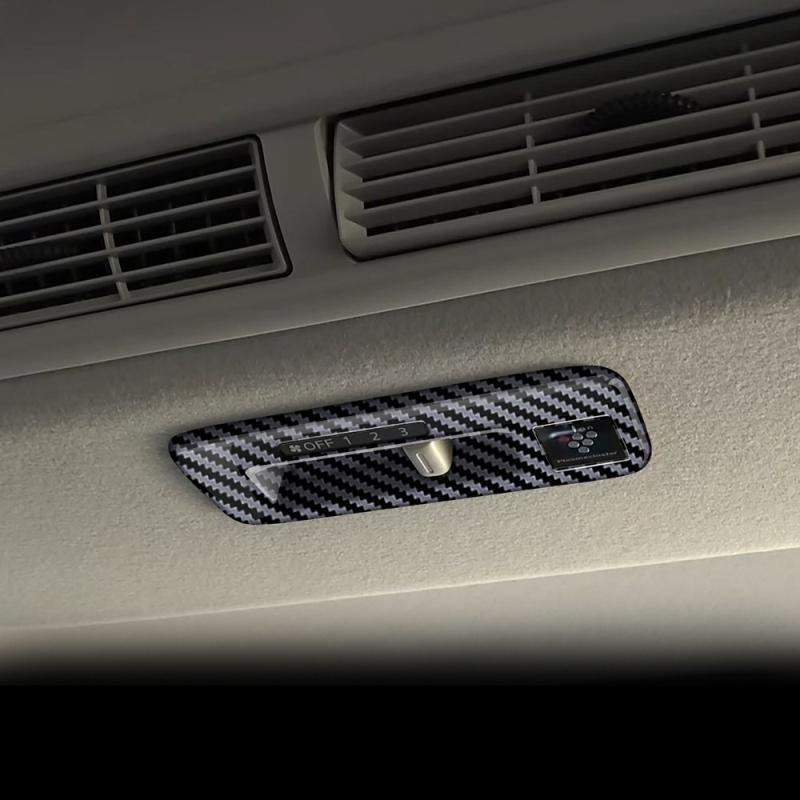 For Mitsubishi Delica MINI 2024 ABS carbonfiber interior Accessories Roof readlamp air conditions outlet door handle cover