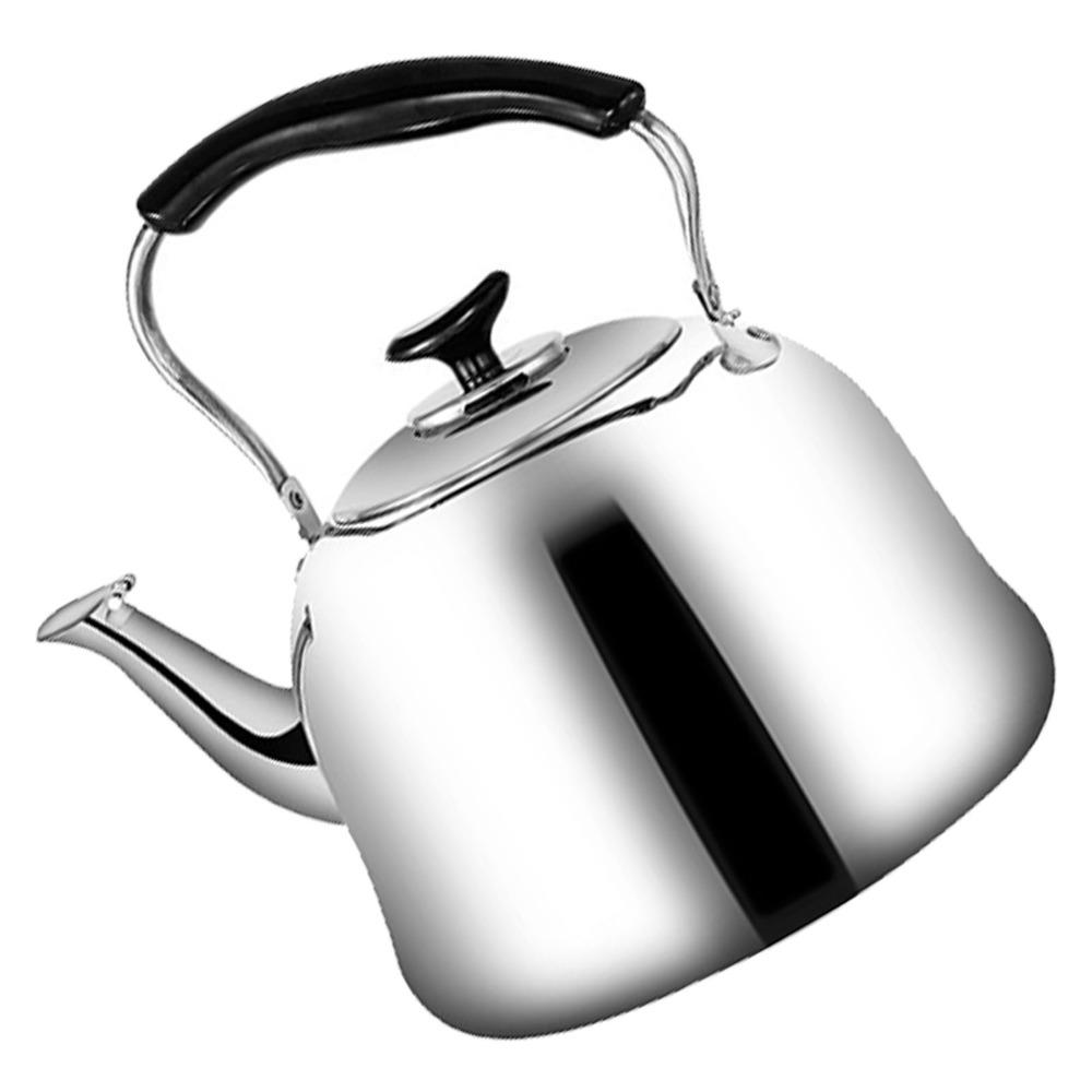 Stainless Steel Stovetop Teapot Folding Handle Whistling Tea Kettle Stovetop Kettle Tea Brewing