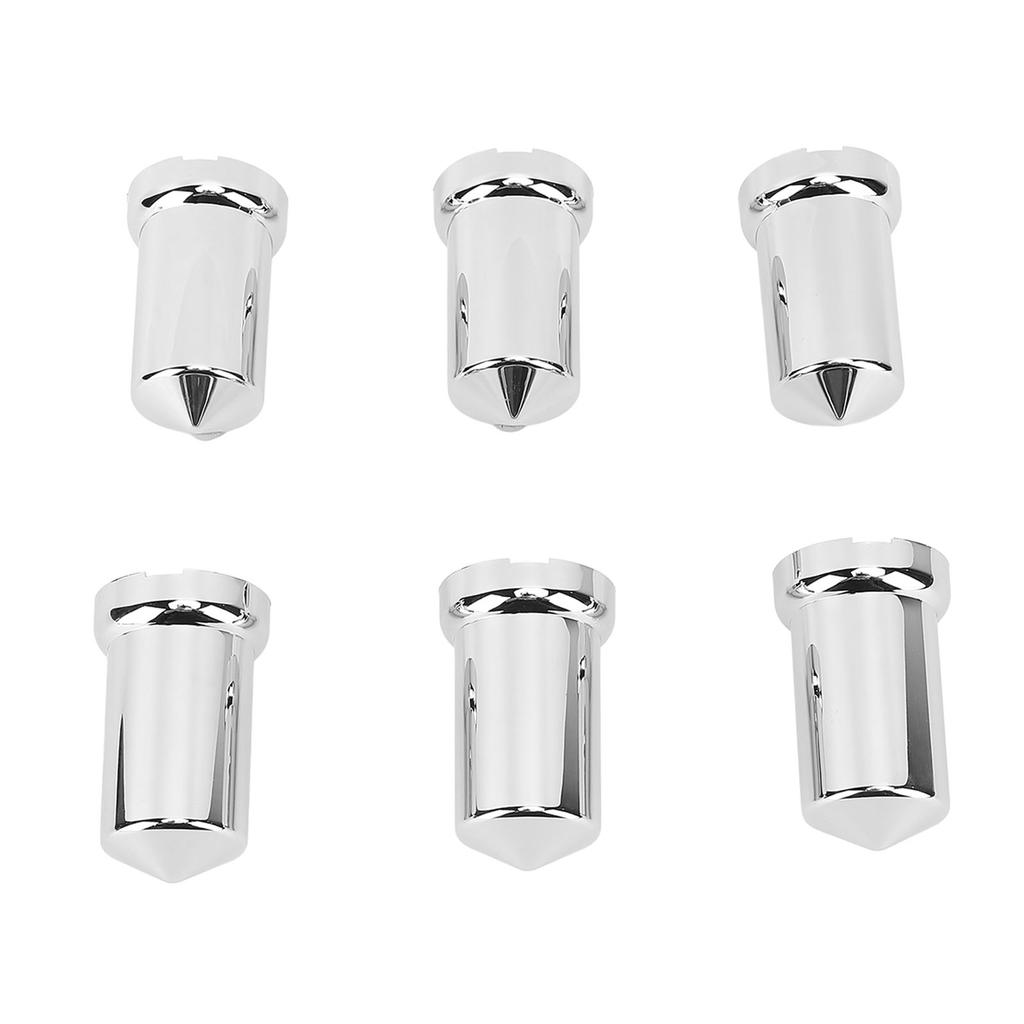 Lug Nut Covers ABS Chrome Plastic Anti Rust 33mm Flanged Lug Nut Caps for Trucks Trailers and